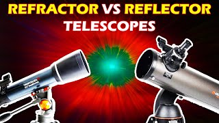 Refractor vs Reflector telescope explained for beginners [upl. by Nuawtna]