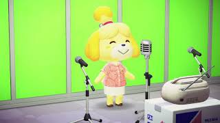 Isabelle sings Bubblegum KK… but in New Horizons [upl. by Nebra]