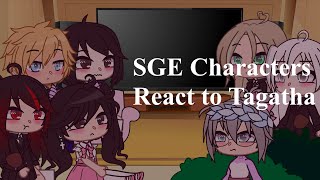 SGE Characters react to Tagatha  SGE  Ever After Livy [upl. by Urial]