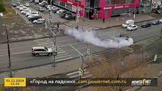 Опасное вождение г Волжский пр Ленина д 239 01 11 2024 11 32 [upl. by Eiveneg]