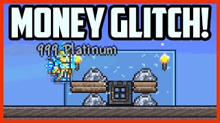 Terraria MONEY GLITCH  SUPER FAST GOLD Infinite Money Glitch in Terraria 13 Terraria Cheats [upl. by Rotsen]