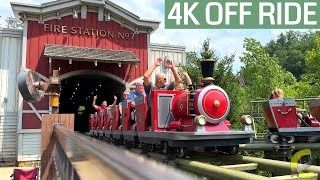 Firechaser Express 4K OFF Ride POV Dollywood Pigeon Forge TN [upl. by Pellikka]