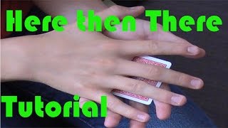 David Blaines Here Then There Magic Tutorial [upl. by Ohcirej]