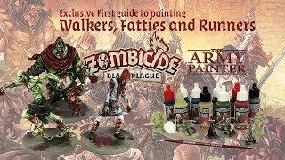 How to paint Zombies from Zombicide Black Plague [upl. by Ebonee]