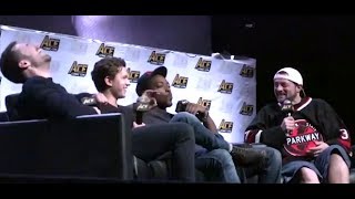 Chatting With Tom Holland Sebastian Stan amp Anthony Mackie From Avengers [upl. by Jarvey]