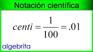 El prefijo centi con potencias de base 10 Notación científica 220 [upl. by Nelrah77]