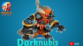 How To Breed DarkNubis  Monster Legends [upl. by Ellenrad]