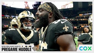 Saints Pregame Huddle vs Buccaneers  2024 NFL Week 6 [upl. by Cecily]