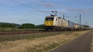 Son et Lumière en BR 186  Train de messagerie [upl. by Tager]