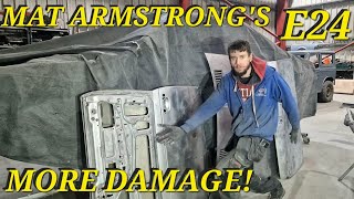 Restoring Mat Armstrongs Classic BMW E24  Doors amp Boot  MORE RUST [upl. by Gerrie668]