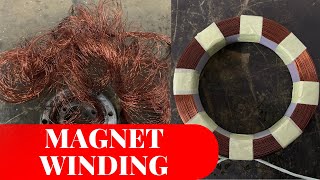 How to collect 90 volt dc brake coil winding [upl. by Ynahpit]