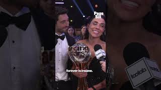 ‘Dancing With the Stars’ champs Joey Graziadei Jenna Johnson react to winning Season 33 mirrorball [upl. by Geilich33]