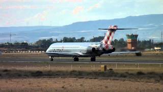 Salida del Boeing 717 de Volotea desde Zaragoza  Take Off [upl. by Keslie934]