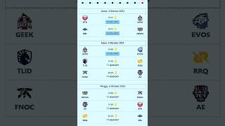 JADWAL MPL ID SEASON 14 WEEK 9 mobilelegends mpl mplid playoff [upl. by Lorant206]