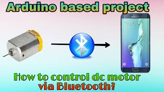 9 How to control DC motor using smartphone📱 ☆Arduino project☆ PR ROBOTICS [upl. by Notxam659]