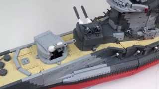 Lego Battleship HMS Warspite RC [upl. by Solley]