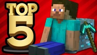 TOP 5 MINECRAFT CREATIONS [upl. by Ynatirb]