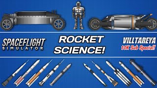 My All Rockets Blueprint of Spaceflight Simulator 15  Build History [upl. by Appolonia]