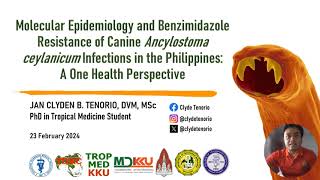 Molecular Epidemiology and Benzimidazole Resistance of Canine Zoonotic Hookworms in the Philippines [upl. by Akinal]