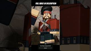 Can the Scots Guard escape Roblox San Sebastian alive roblox shorts gaming animation [upl. by Liddle406]