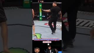 Minta jeda saat bertarung  Gaethje vs Fiziev di ufc [upl. by Strade565]