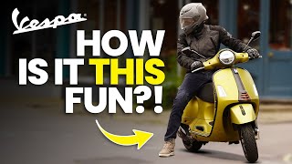 Vespa GTS300 Supersport HOW IS IT THIS FUN [upl. by Amethist293]