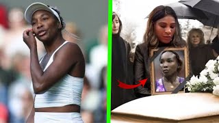 At The Funeral Of Venus Williams Her Sister Serena Williams And Into Tears [upl. by Ivzt]