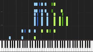 Beethoven  Piano Sonata No 21 in C Major quotWaldsteinquot Op53 3rd Movement Rondo Synthesia [upl. by Enylhsa]