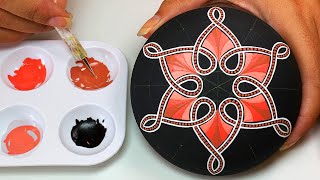 Mandala Art Dot Painting Rocks Painted Stones  How to Paint Mandala for Beginners Tutorial mandala [upl. by Lupien]