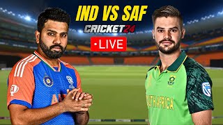 INDIA VS SOUTH AFRICA  CRICKET 24 [upl. by Amabelle]