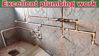 plumbing work for concealed wall mixer with all details [upl. by Brandes]