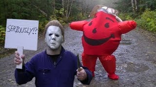 Halloween  Michael Myers Vs Kool Aid Man [upl. by Thorlay]