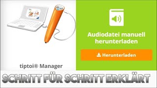 Tiptoi Bücher installieren mit dem Tiptoi Manager oder Manuell [upl. by Aiclid]