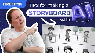 Tips to make a STORYBOARD using AI  Freepik Tutorials [upl. by Navetse596]