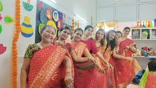 Garba with kinderfarm team Navratri vibesTeachers Garba timeGotilo Gotilo [upl. by Moya]