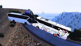 Satisfying HINO Extreme Bus Driving in Worlds Most Dangerous Road 082 shortslive [upl. by Towill]