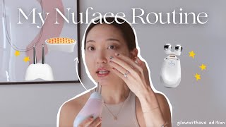 My Full Nuface Routine  how to use attachments amp lifting tutorial [upl. by Wimsatt]