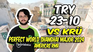 Imperial try 2310 vs KRÜ Dust2  Perfect World Shanghai Major 2024 Americas RMR  CS2 POV [upl. by Fauver]