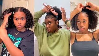 Top 15 Gorgeous 4c Natural Hairstyles Compilation 💞 Viral Black Hair TikToks [upl. by Artenek]