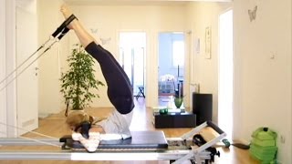 Super Advanced Pilates on the Reformer Scorpion High Bridge [upl. by Nolad886]