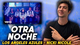 REACCION Los Angeles azules ft Nicki Nicole  Otra noche Video Oficial [upl. by Legim]