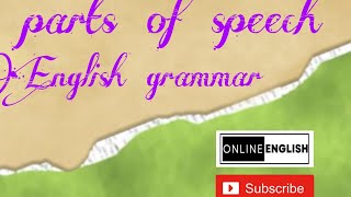 Title quotParts of Speech A Comprehensive Guidequot [upl. by Gschu17]