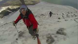 Skiing in Ireland  Mourne Mountains [upl. by Aitan]