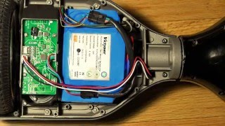 Hoverboard Internals amp Battery Self Balancing Two Wheel Scooter See the Battery [upl. by Zerat152]