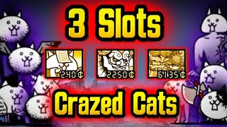 All Crazed Cats 3 Slots [upl. by Endres]