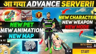 Free Fire Advance Server Full Details  New Character New Pet Weapon amp Much More😍 [upl. by Nerred160]