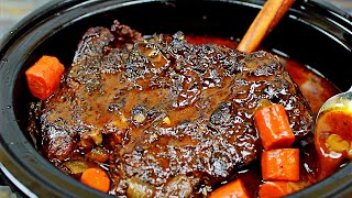 Slow Cooker Beef Pot Roast Recipe  How to Make Flavorful Beef Pot Roast in the Slow Cooker [upl. by Rochell]