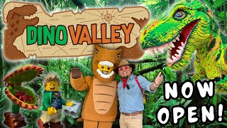 DINO VALLEY is NOW OPEN  ALL NEW RIDES amp LAND at LEGOLAND CALIFORNIA  FULL TOUR [upl. by Nomma]