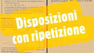 Calcolo combinatorio disposizioni con ripetizione [upl. by Akenal820]