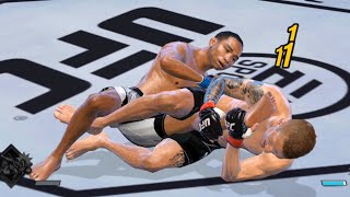 UFC MOBILE 2  TJ DILLASHAW VS JHON DODSON BANTAMWEIGHT FULL FIGTH [upl. by Tonnie]